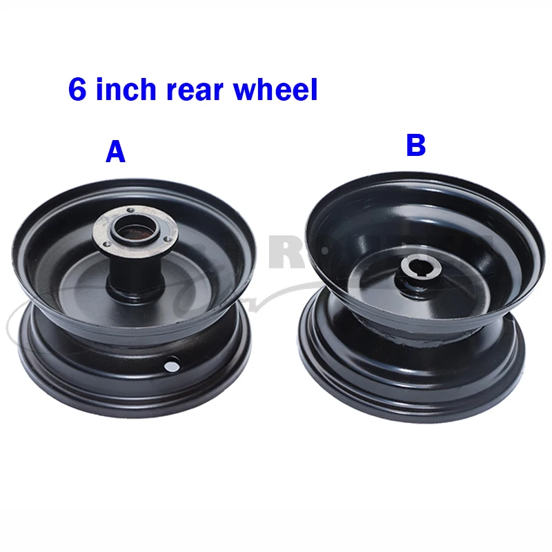

rear wheel hub 6 inch rims use 145/70-6 tyres tires for ATV Go Kart Buggy Razor Scooter accessories