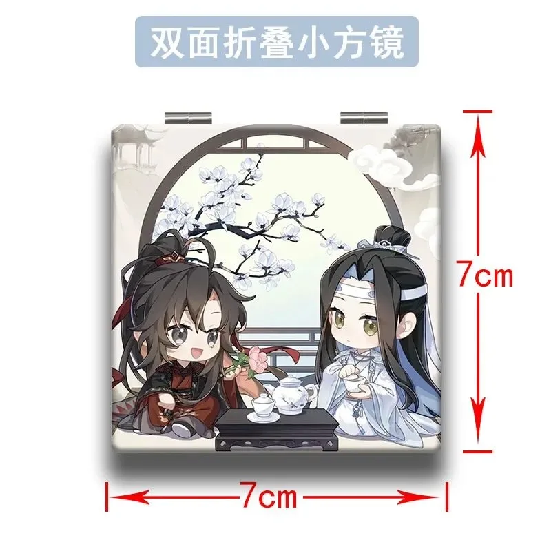 

Основатель волшебной дорожки для косплея Вэй Усянь, Лан Чжань, складное зеркало, портативное зеркало для макияжа, откидная крышка