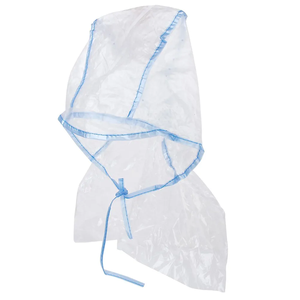 

12Pcs Hair Dyeing Cap Flexible Comfortable Hair Coloring Hat for Salon Barber Shop Highlighting with Neck Shawl