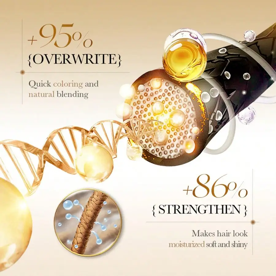 صبغة شعر أسود طبيعي 1 قطعة/5 قطعة/10 قطعة تركيبة زيت الزيتون تغطي الشعر الأبيض لون طويل الأمد دون ضرر فروة الرأس