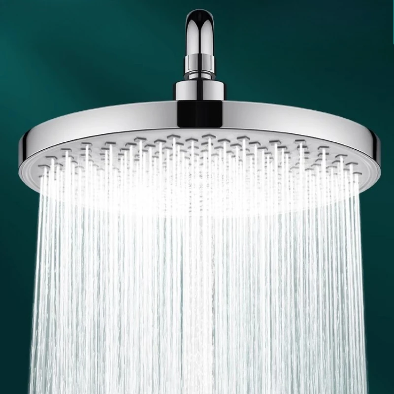 

Round Large Flow Supercharge Ceiling Mounted Showerhead Home Thicken High Pressure Rainfall Bathroom Shower Head Bathroom Shower