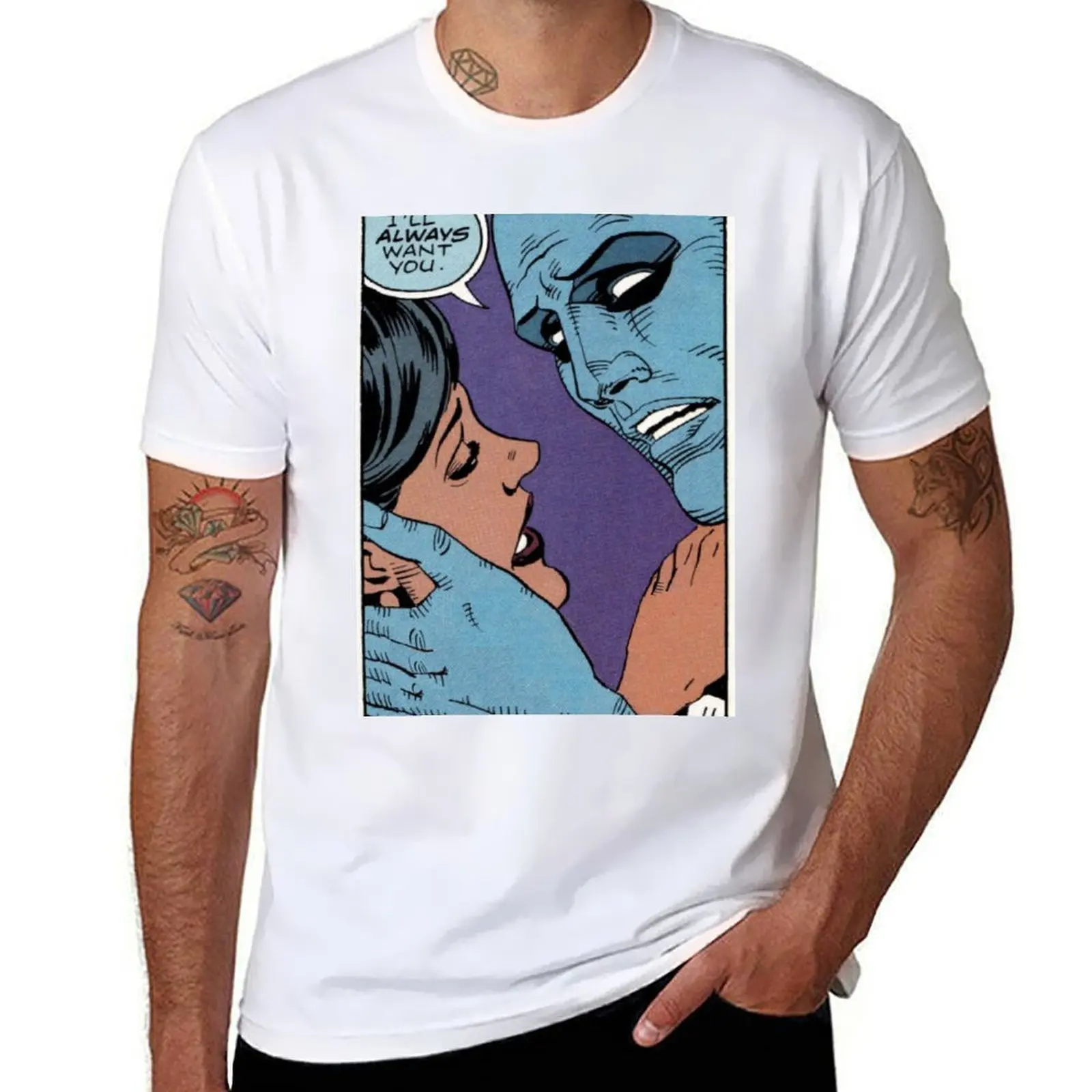 

Silk Spectre and Dr Manhattan (I'll Always Love You) T-Shirt man t shirts for men t shirt for man T-Shirt