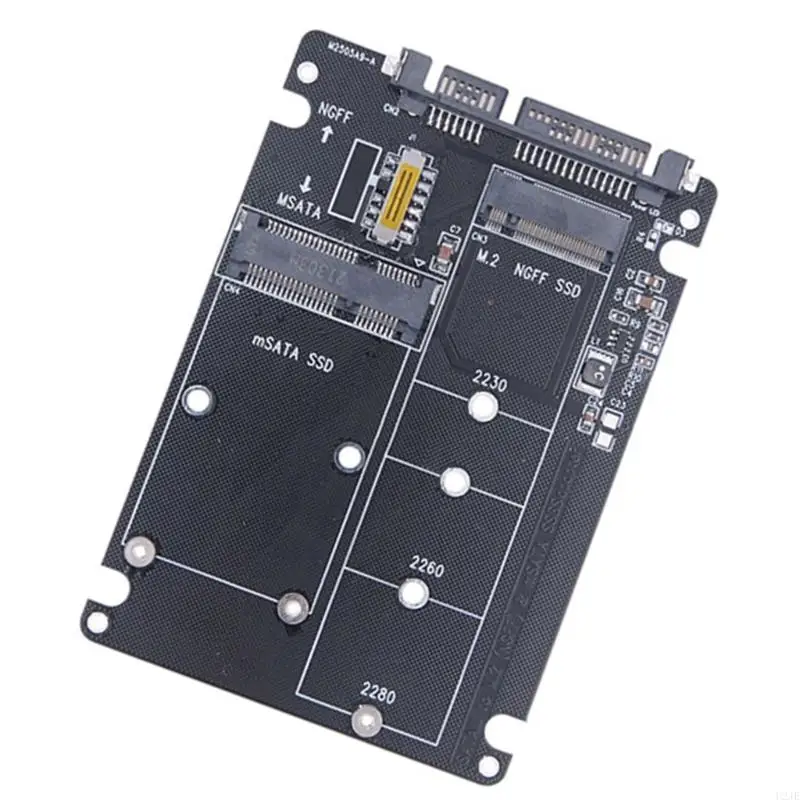 U2JE M.2 NGFF/MSATA su Adattatore SATA3, convertire solido in 2,5 "/3,5" con facilità con dimensioni multiple