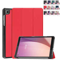 Case for Lenovo Tab M8 4rd Gen TB-300FU 8 inch 2024 PU Leather Magnetic Tri-fold Tablet Cover for  Tab M 8 4rd Gen 8\
