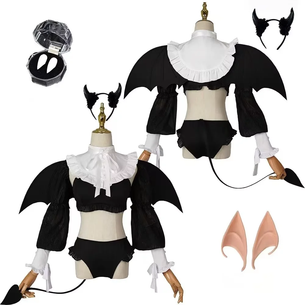 

My Dress-Up Darling Marin Kitagawa Cosplay Costume Set Women Anime Rizu-Kyun Outfit With Little Devil Wings Halloween Outfit