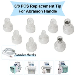 6/8PCS Replacement Tips For Hydro Dermabrasion Peeling Water Oxygen Facial Cleansing Machine Accessories Abrasion Pen