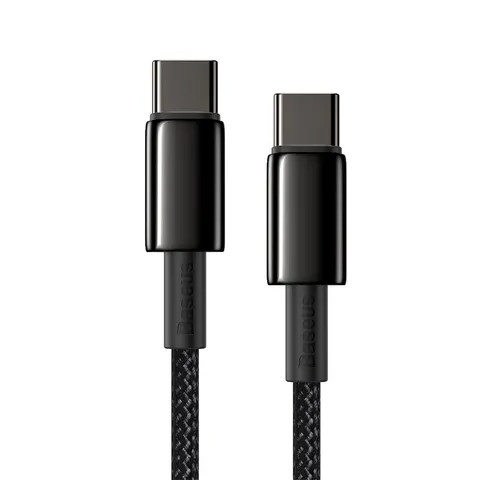 Кабель Baseus 100W Type-C для быстрой зарядки iPhone 15, MacBook, Samsung — фото товара
