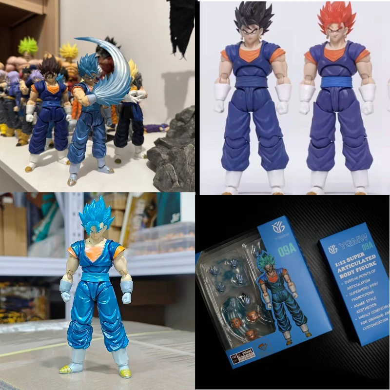 

YG-MW Studio OC Toys Фигурки Супер Сайян Вегетто Dragon Ball SHF Super Saiyan SSJ Vegetto Son Goku Vegeta 3.0 Body