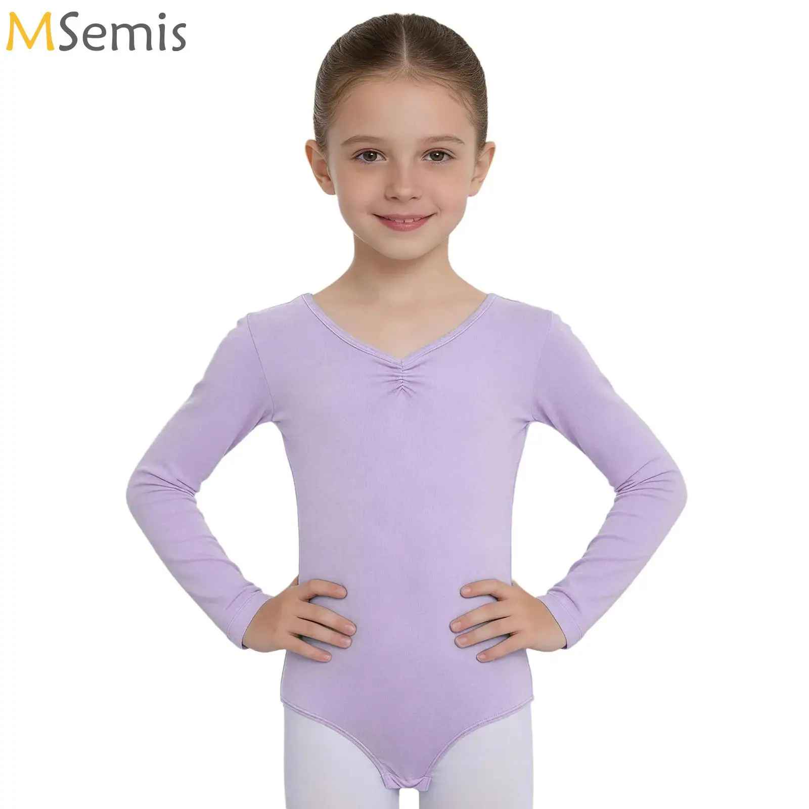 

Kids Gymnatics Jersey Ballet Dance Leotards Bodysuit Long Sleeve Dance Wear Costumes Teen Girls Ballet Tutu Bailarina Dancerwear