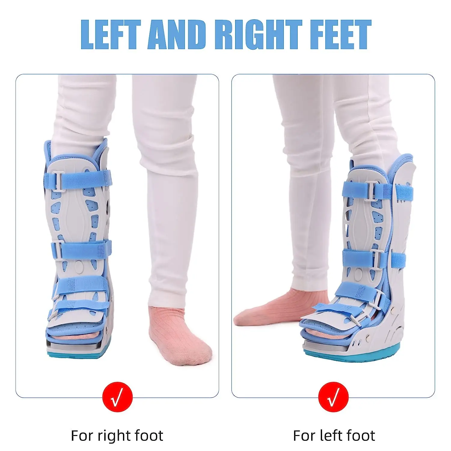 Kids Air CAM Walking Boot Children Medical Inflatable Walker Orthopedic Support Boot for Foot Fracture Ankle Sprain