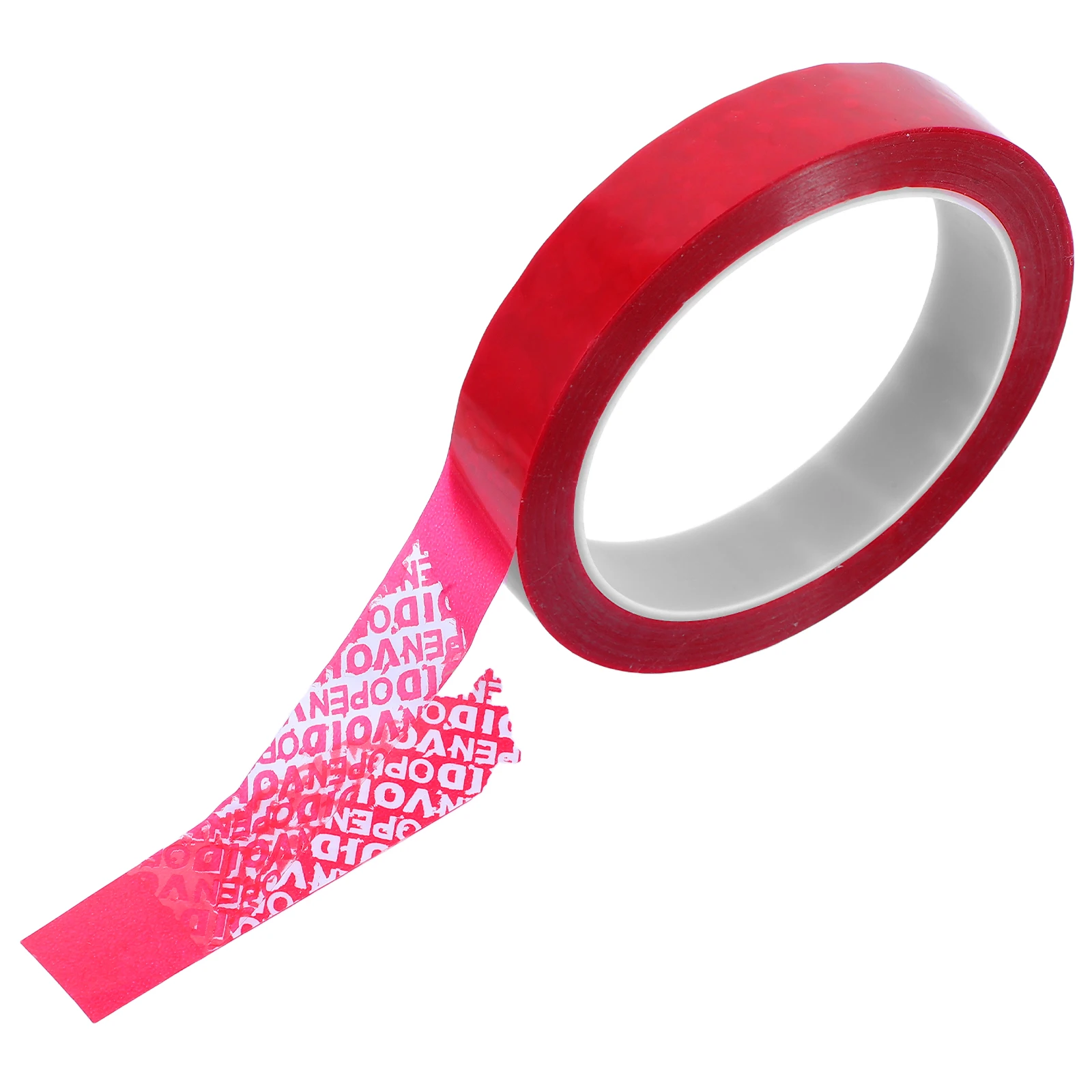 

1 Roll Tamper Evident Tape Security Sealing Red Prevents Theft Tampering Valuable Documents Wrapping Packaging Heavy Duty