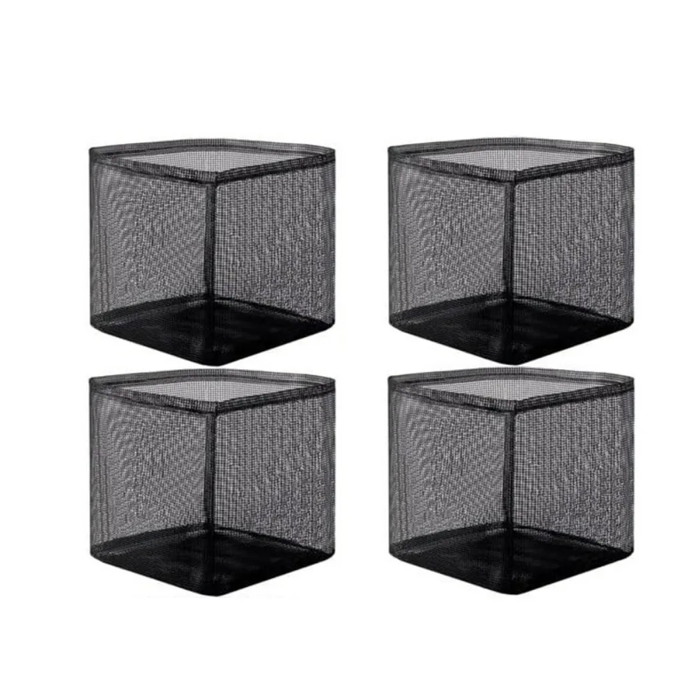 

4Pcs Breathable Mesh Pond Plant Baskets Square/Round Reusable Aquatic Planting Bags Easy To Clean Multi-purpose