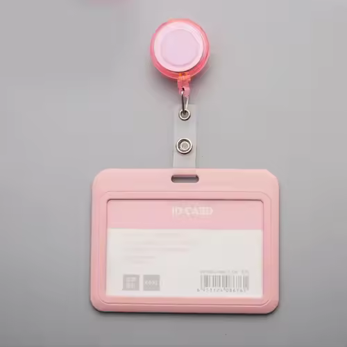 Women Student Credit Card Cover Case Pouch Creative Transparent Retractable Nurse Badge Doctor ID Card Holder Clip Badge - Image 32