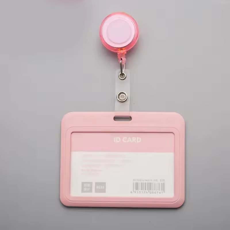 Women Student Credit Card Cover Case Pouch Creative Transparent Retractable Nurse Badge Doctor ID Card Holder Clip Badge - Image 32