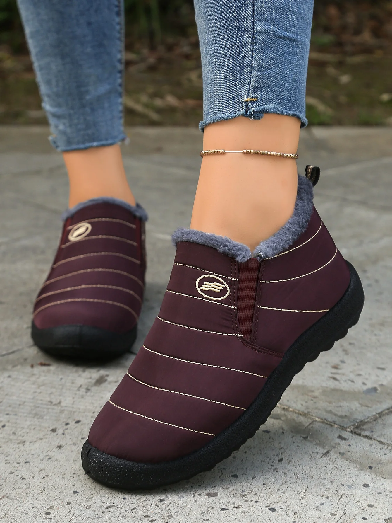 Damen-Winterstiefel 2025: Neue wasserdichte Plüsch-Schneestiefel für Damen – Warmhaltend, im Angebot mit kostenlosem Versand – Detail 29
