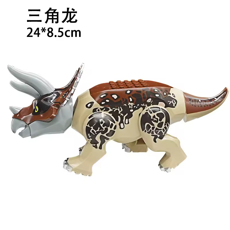 Jurassic World 3 Brutal Raptor Building Blocks Dinosaur Bricks Tyrannosaurus Indominus I-Rex Assemble Toy For Children - Image 37