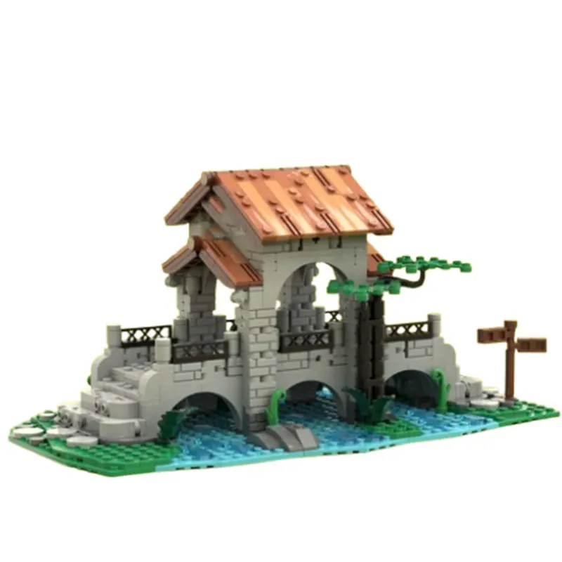 스폿 MOC-161587 작은 입자 중세 빌딩 블록, DIY 퍼즐 장난감, 선물 모델 장식, 134494