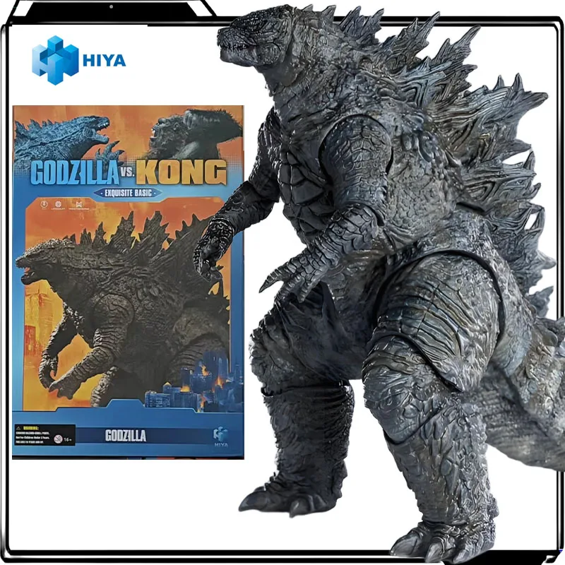 

HIYA Original Godzilla Vs. Kong Godzilla(Upgraded Version)Anime Figures Toys for Boys Christmas Gift Collectible Model Ornaments