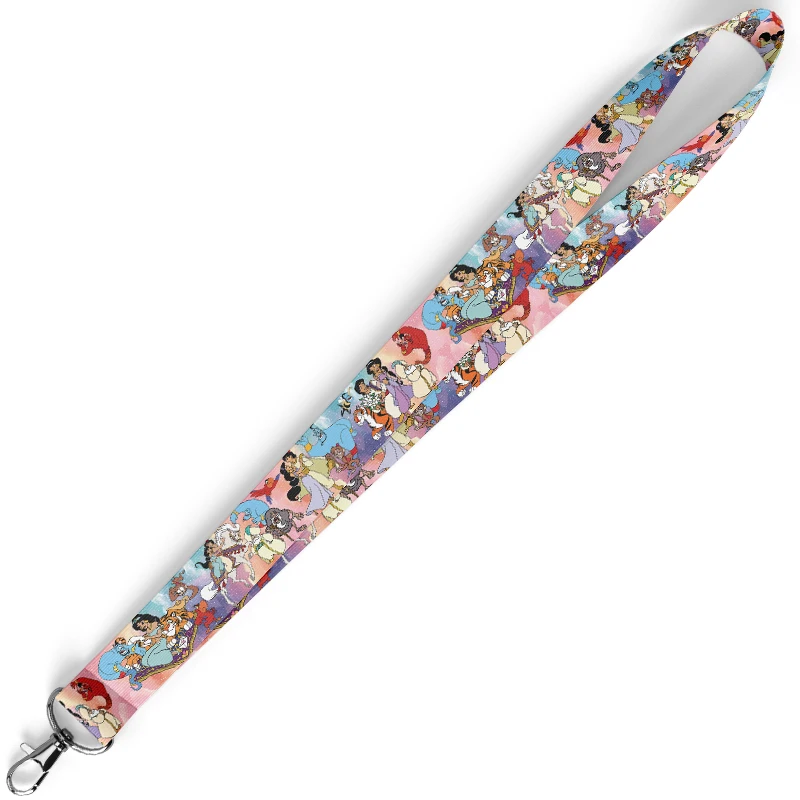 A3660 Cartoon Magic Story Neck Strap Lanyards Keychain Badge Holder ID Credit Card Pass Hang Rope Lanyard for Keys Accessories