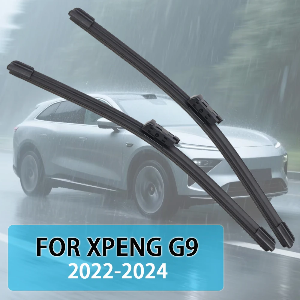 

Для XPENG G9 2022-2024 24 ''+ 18'' щетка стеклоочистителя автомобиля передние дворники подходят кнопочный рычаг лобовое стекло авто щетки стеклоочистителя