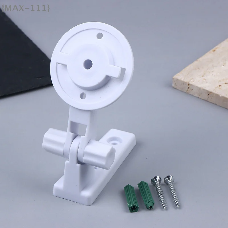 

【F2-MAX111】2Sets 180° Adjustable Ceiling Camera Mount Stand - Plastic CCTV Support Bracket for Indoor Outdoor Mini Camera
