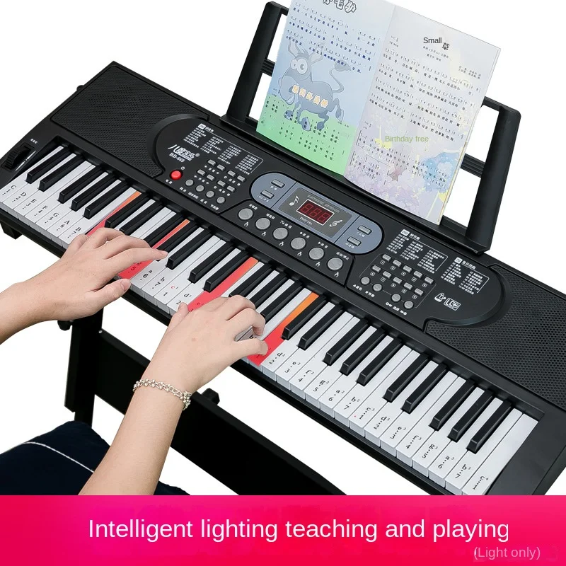 Childrens Toy Musical Keyboard 61 Key Midi Controller Synthesizer Electronic Organ Sintetizador Instrument Keyboard AA50EO