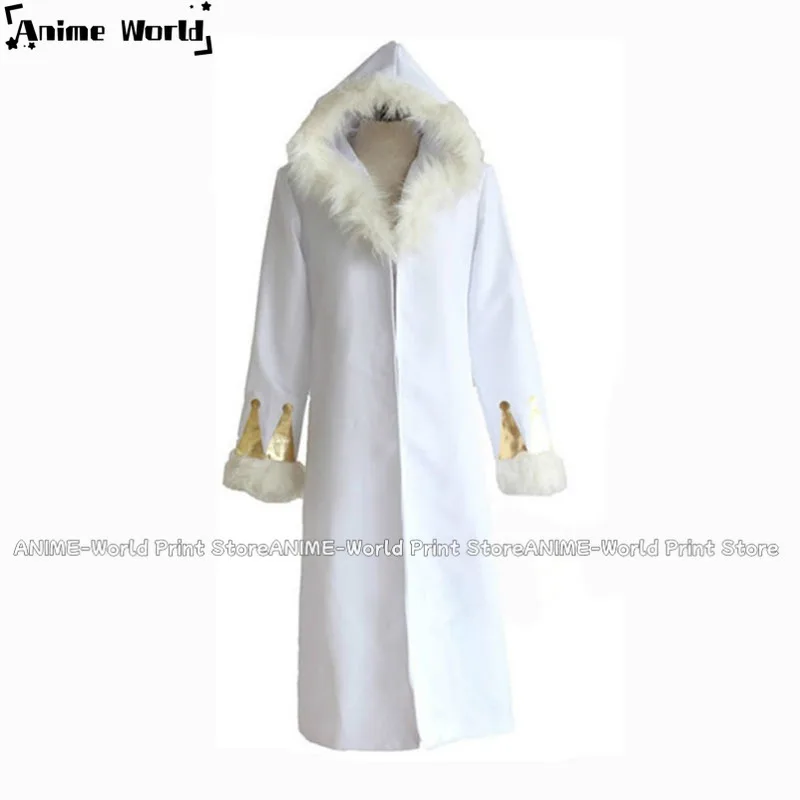 《Custom Size》D.Gray-man Allen Walker Cosplay Halloween White Cloak Anime Man Woman Cartoon Japanese Cosplay Costume coat