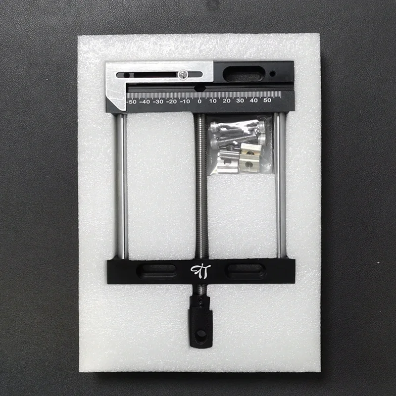 Vice Clamp Aluminium Alloy Parallel-jaw Flat Tongs Vise Milling Machine Bench Drill Fixture for Brand Carved Engraving Cutting
