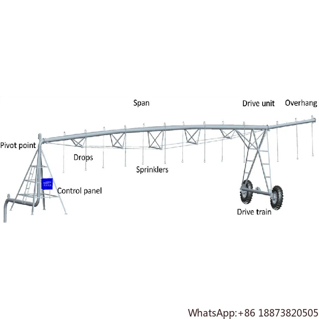 Big Rain  Pivote Axial Spraying Sprinkler Center Pivot Irrigation System