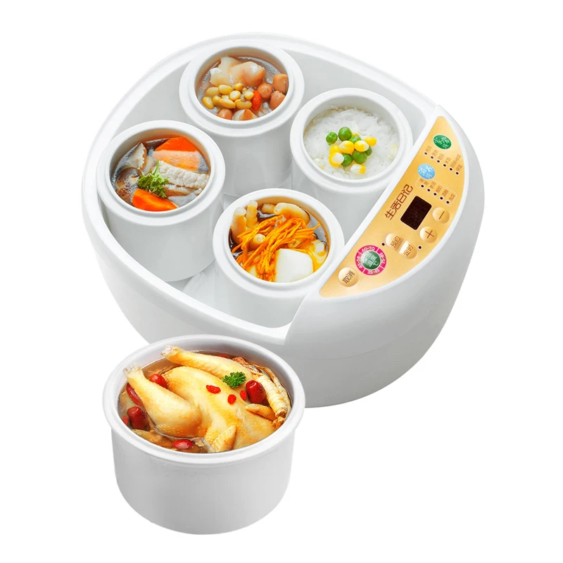 

Electric Stew Pot Fully Automatic Household Boiled Soup Bird's Nest Slow Cooker Cooking Porridge Artifact Ceramic Liner