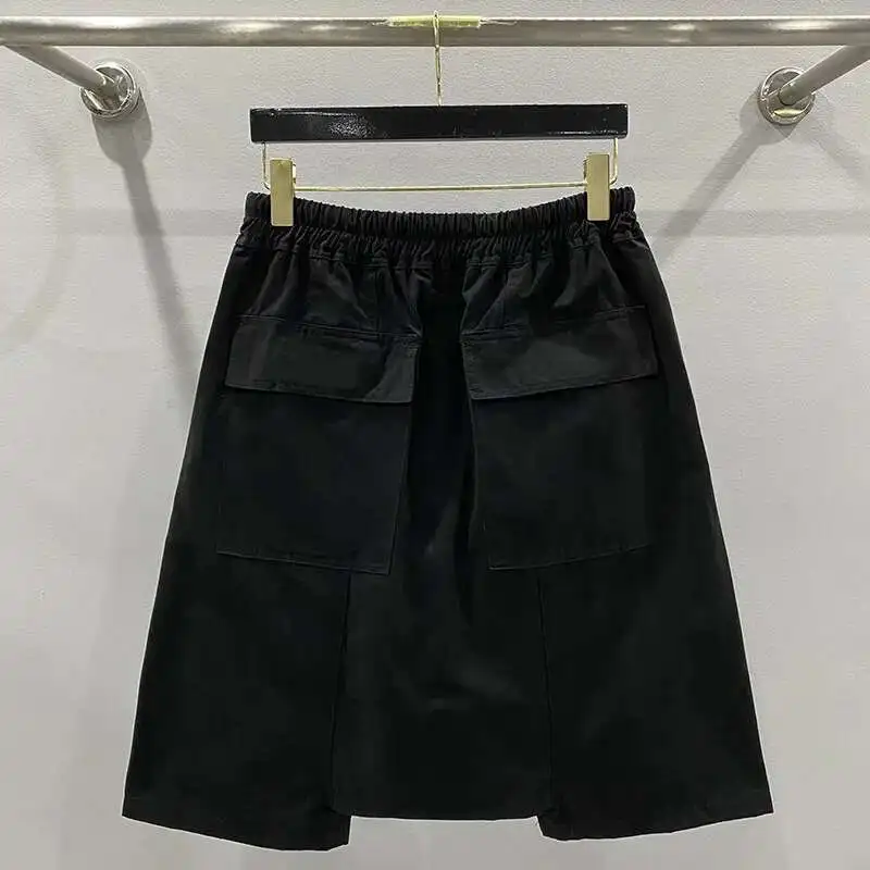 PFNW جودة عالية سستة جيوب كبيرة وظيفة السائق هارلان قطرة الركبة طول السراويل الرجال الرباط مرونة الخصر السراويل المد