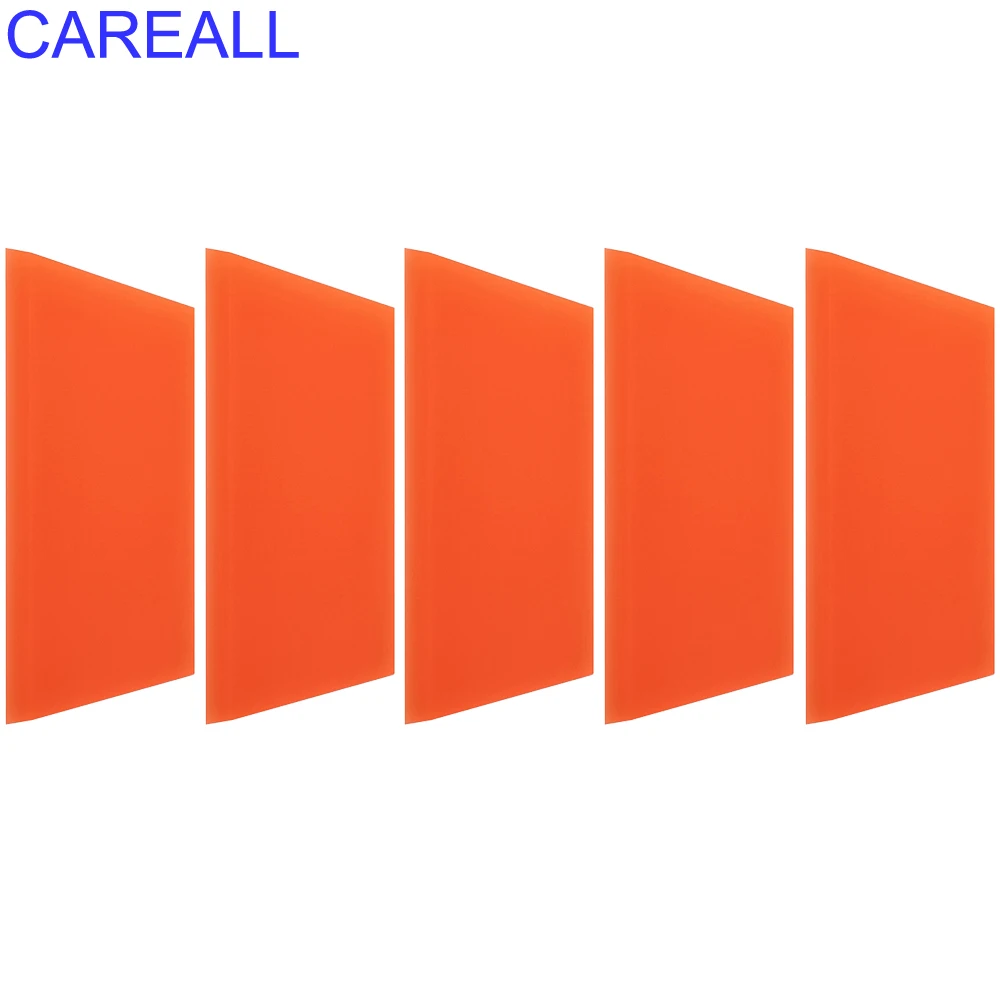 CAREALL 5Pcs Replacement Rubber Blade Bevel Strip for Window Tint Squeegee Glass Car Clean Tool Ppf Protective Film Wrap Blades