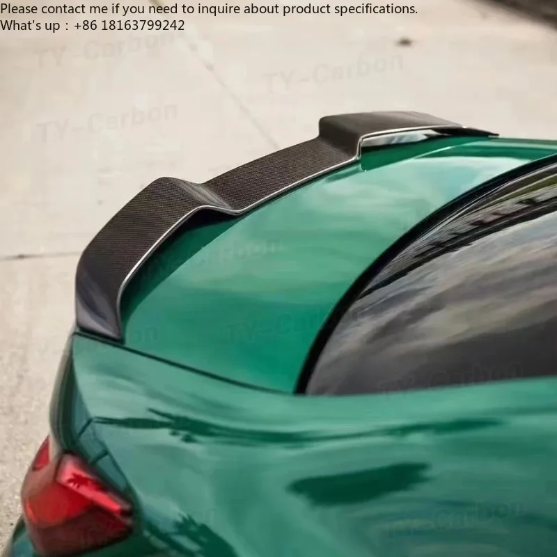 

For BMW 3 4 Series G20 G28 G22 G23 M3 G80 G82 M4 2020+ V Style Real Carbon Fiber Rear Spoiler Bumper Trunk Wing Boot Spoiler