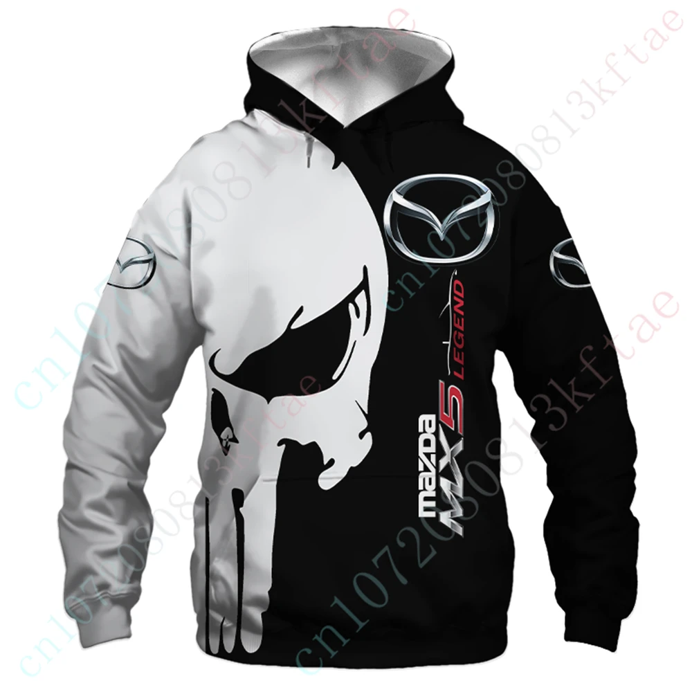 

Mazda Zip Hoodie Anime Hoodies For Men Women Casual Hoodies Unisex Clothing 3D Pullover Harajuku Sweatshirt Custom Logo