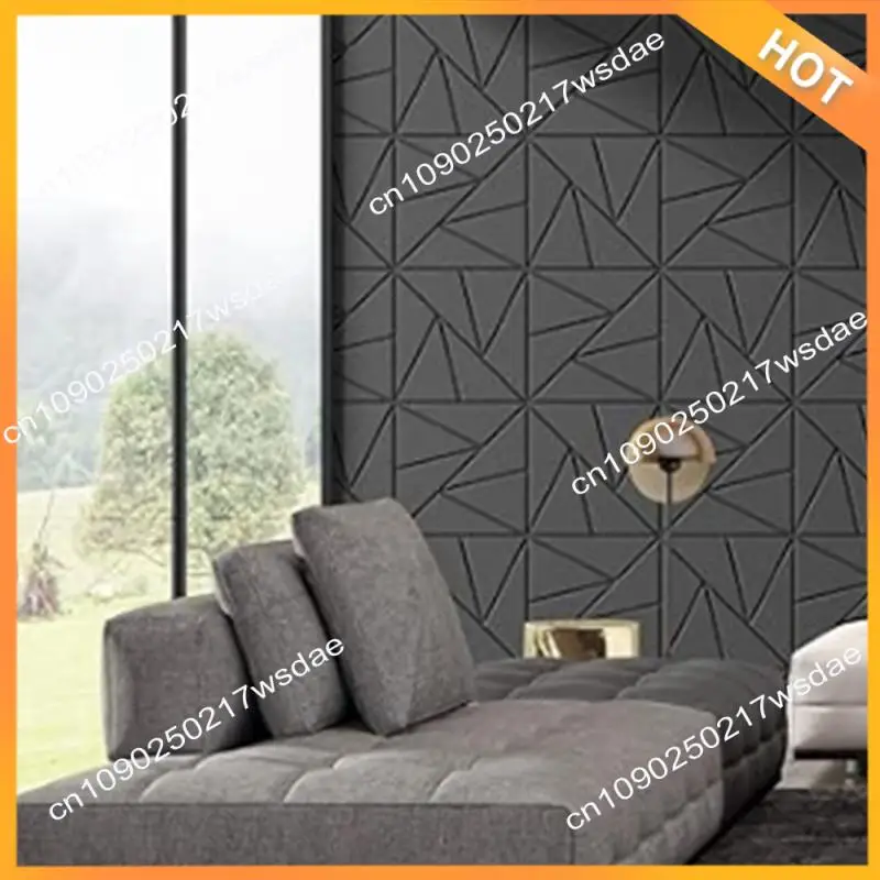 

X08A 12 Pack Self Adhesive Acoustic Panels 11.8Inch X 11.8Inch Sound Proof Foam Panels (Black)