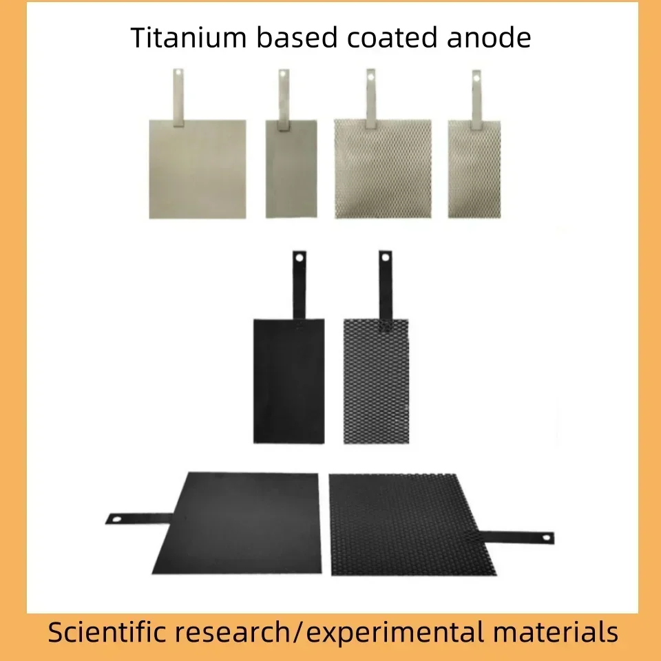 50mmx100mm Effective Ruthenium Iridium Tantalum Anode for Electroplating and Electrolysis