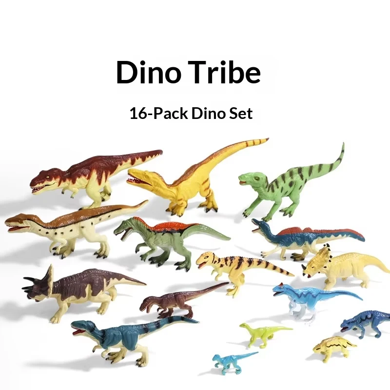 

Dinosaur Toy Set Animal Models T-Rex Realistic Cognitive Birthday Gift For Boys And Girls Action Figures Collectibles