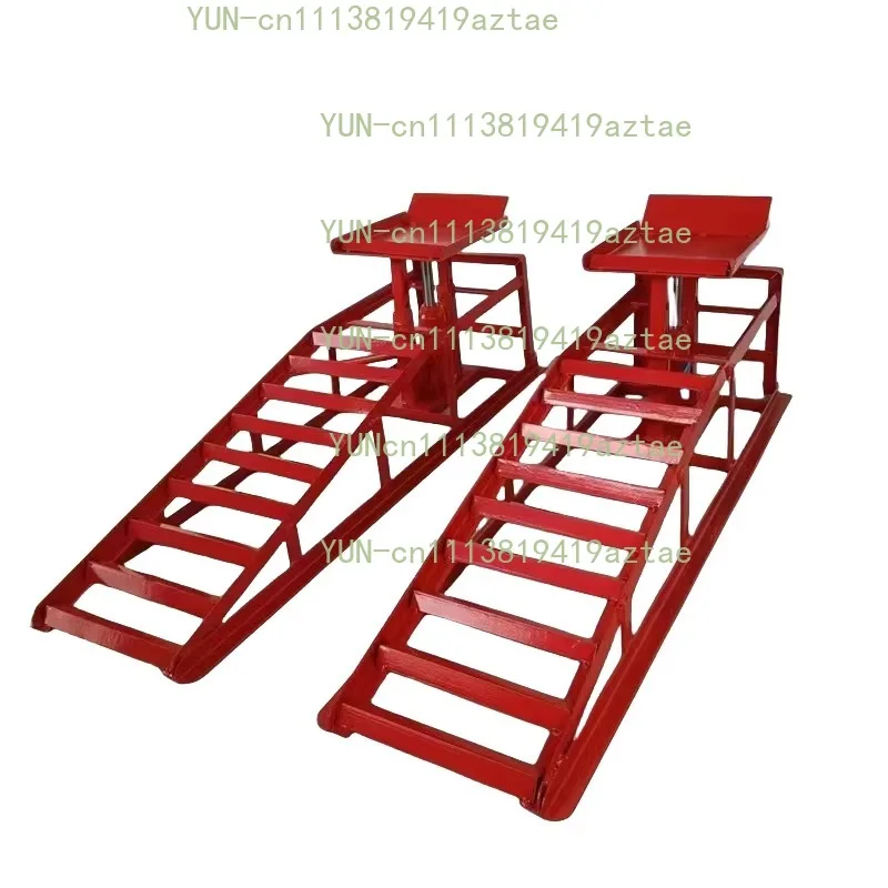 2 Pack Heavy Duty Hydraulic Ramps For Vehicle Maintenance