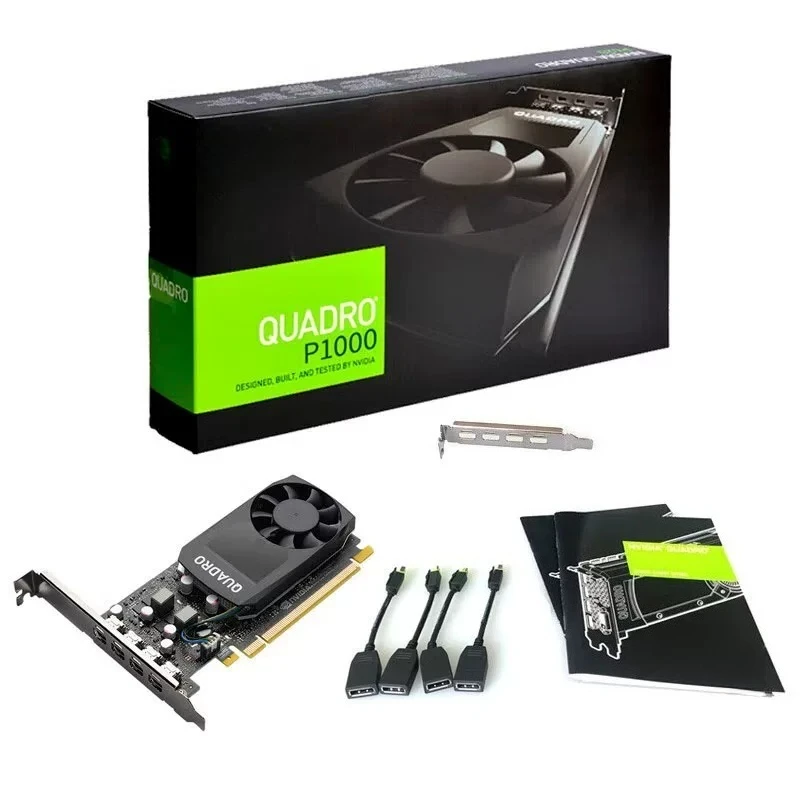 Quadro P1000 boxed P400 Litai P600 brand new P620 graphics 4G professional graphics card Brand new genuine product
