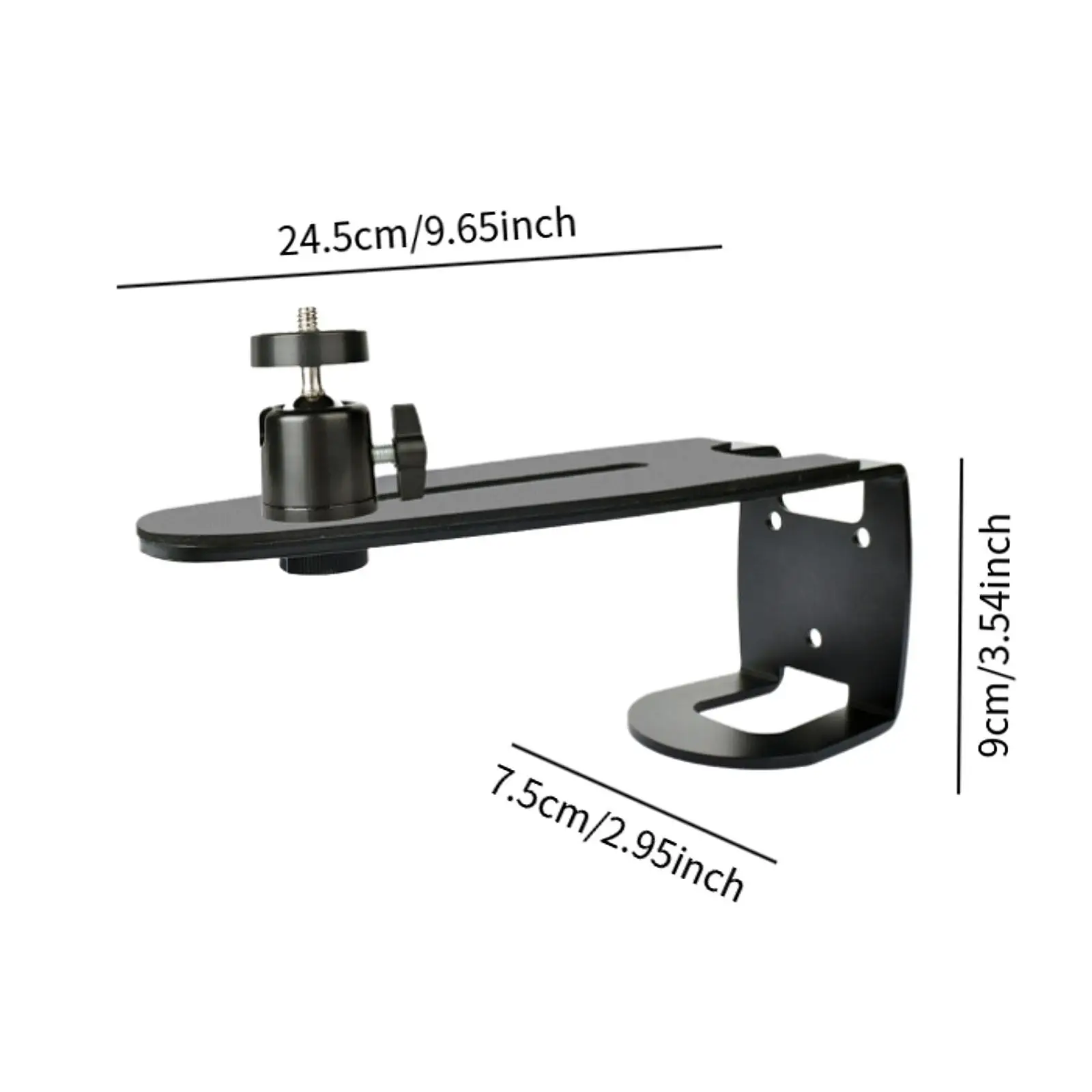 Wall Mount Projector Stand Easy Installation Hotel Carbon Steel Forward and Backward Movable High Stability Office 360 Rotation