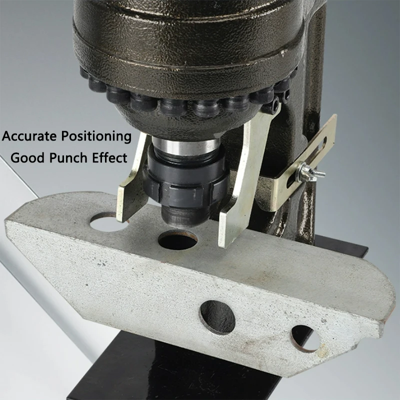 Máquina de perfuração hidráulica elétrica MIP-25 aço/placa de ferro cobre placa de alumínio ângulo aço/canal perfurador de aço grosso 10mm