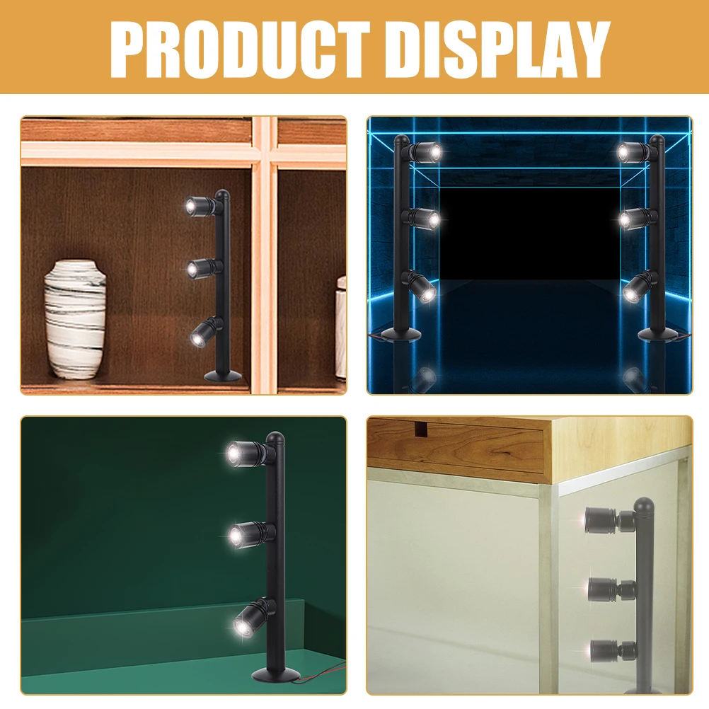

LED Spotlight for Display Cabinet Home Picture Showcase Spotlights Wall Art Light Fixtures Mount Indoor Lighting Decor