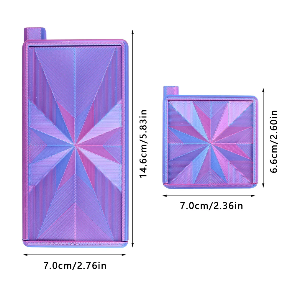 3 in 1 Gradient Color Diamond Art Tray With Lid, Diamond Painting Storage Box, DIY Crafts Tools Diamond Art Accessories view 2