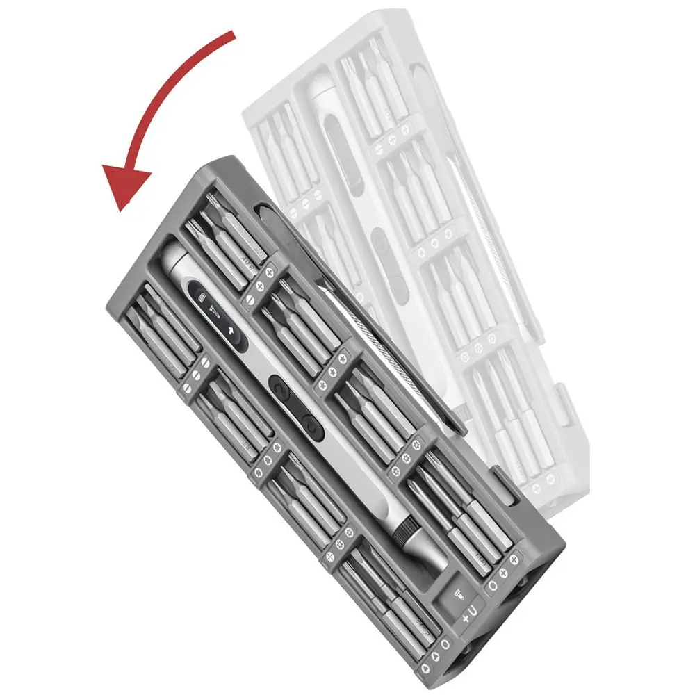 50 in 1 Electric Screwdriver Set Magnetic Type-C Fast Charging Screw Driver Bit Kit Multifunctional Removable