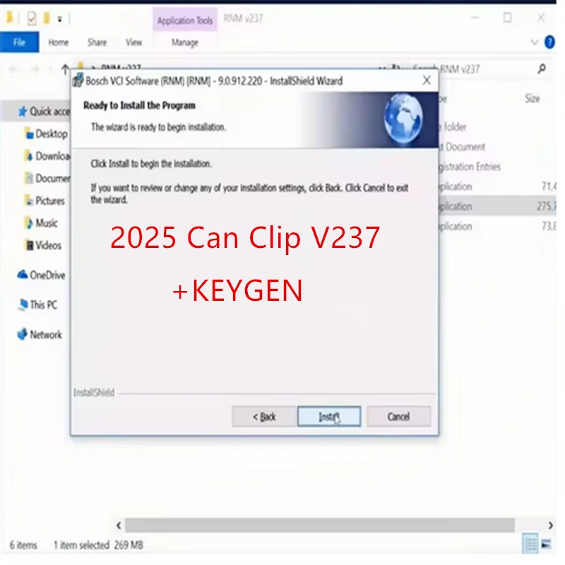 New 2025 Can Clip V237 Latest Software With Keygen For Renault OBD2 Diagnostic software Auto Repair Software