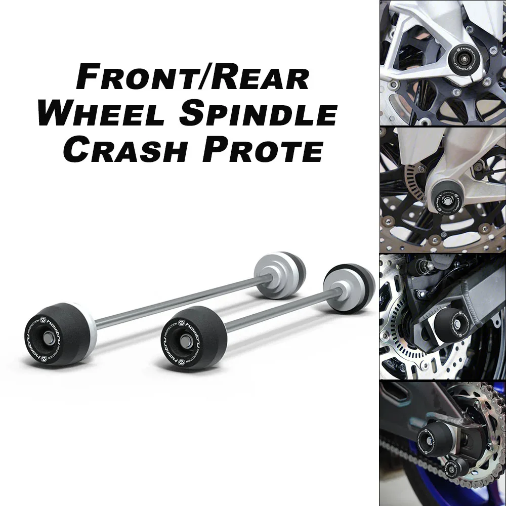 

For Suzuki GSXR1000 GSX-R1000 GSX-R1000R 2017-2023 Front Rear wheel Spindle Crash Protection