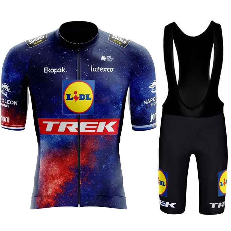 

TREK Cycling Man Men's Bicycle Clothing Pants Jacket Bib Team Jersey Mtb Male Summer Clothes 2024 Pro For Shorts Bike Sports Set