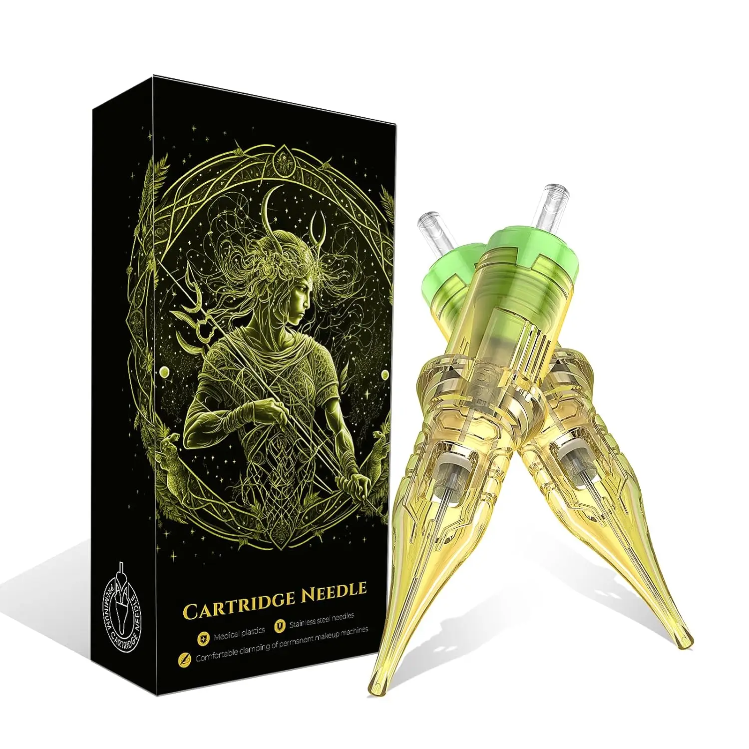 

Набор из 20 игл для татуировок: картриджи 1209RL, 3RL, 5RL, 7RL, 9RL с мембраной для профессиональных тату-принадлежностей