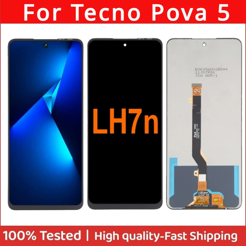 

6.78'' ips For Tecno Pova 5 LH7n LCD Display Touch Screen Digitizer Assembly Parts