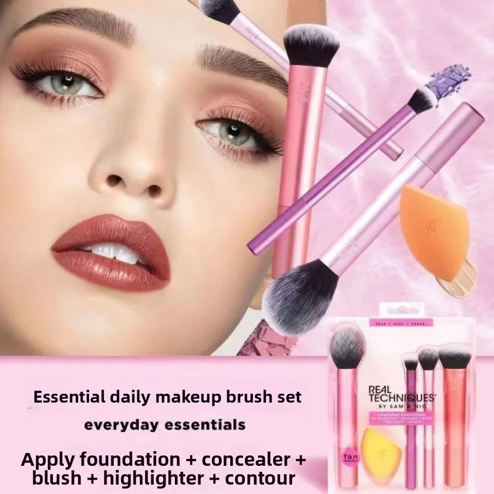 Série americana conjunto completo de pincéis de maquiagem em pó pincéis de maquiagem halo tintura brushpinceau sourcil beleza escova beleza ovo maquiagem